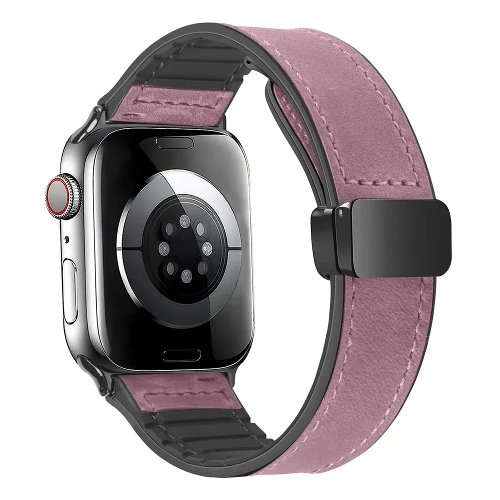 Apple Watch Genuine Leather Band - Stylish Magnetic Strap BandsCo Straps