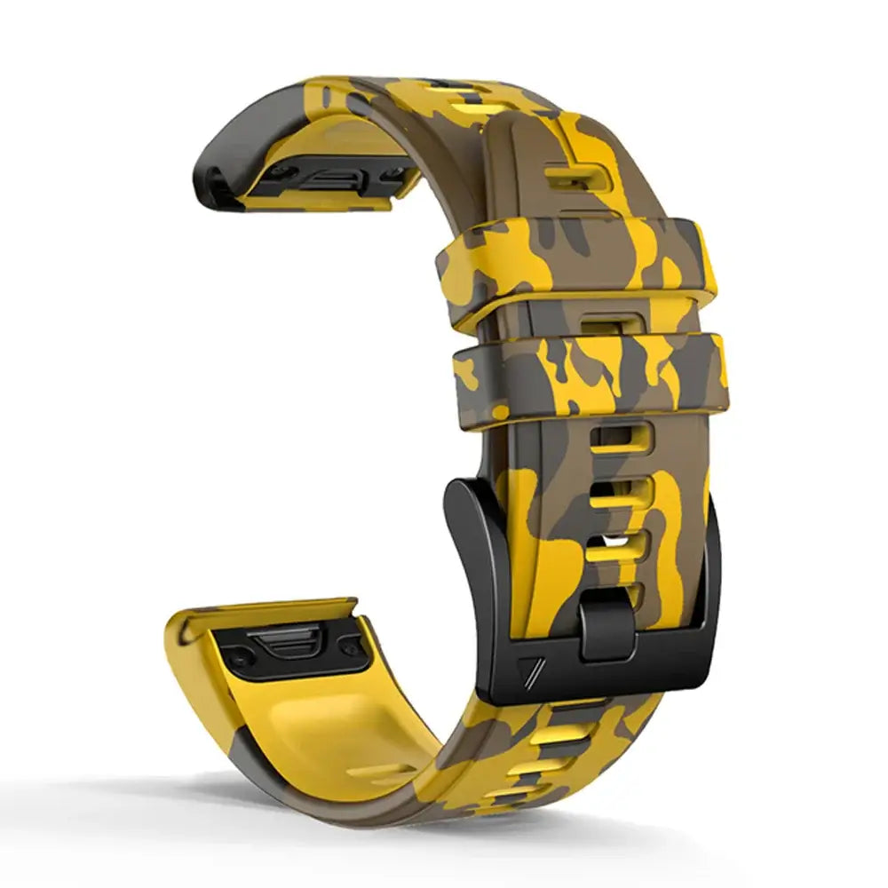 Garmin Silicone Camo Strap - Durable Stylish Design BandsCo Straps