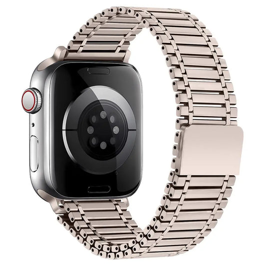Magnetic Stainless Steel Link Loop Strap For Apple Watch - Wristwatchstraps.co