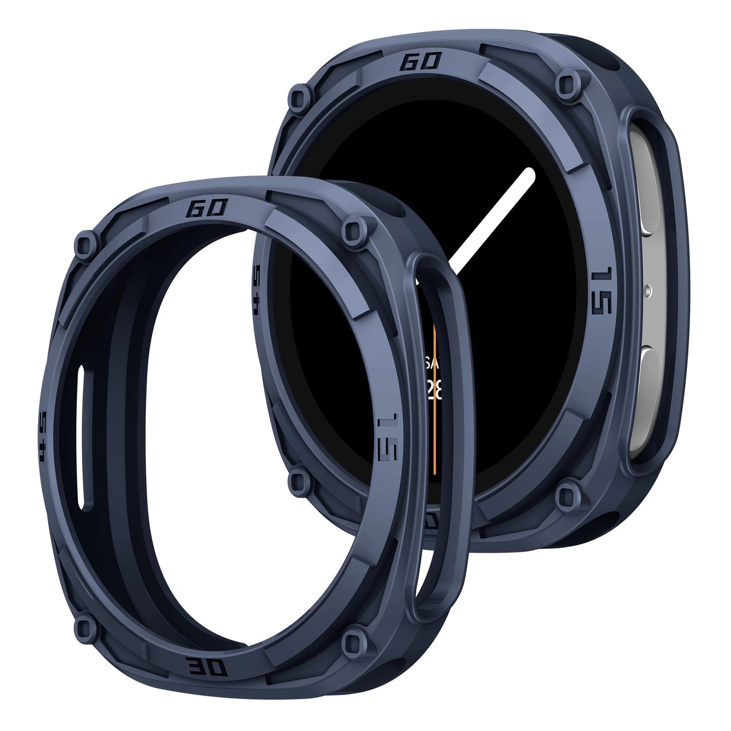 Galaxy Watch 8 Case 44mm/40mm – Protective PC Bumper Shell Wristwatchstraps.co