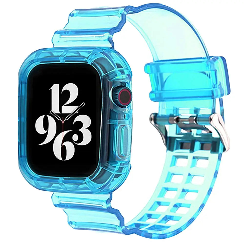 Apple Watch Soft Silicone Strap - Transparent Comfortable Fit BandsCo Straps