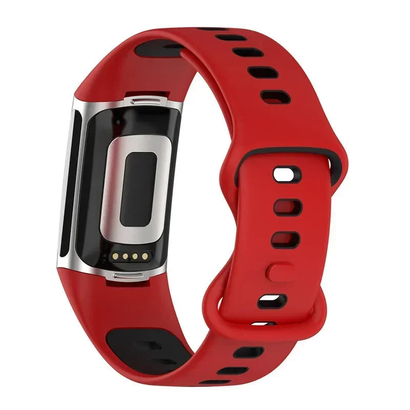 Fitbit Charge 5 6 Soft Silicone Strap - Sports Band BandsCo Straps