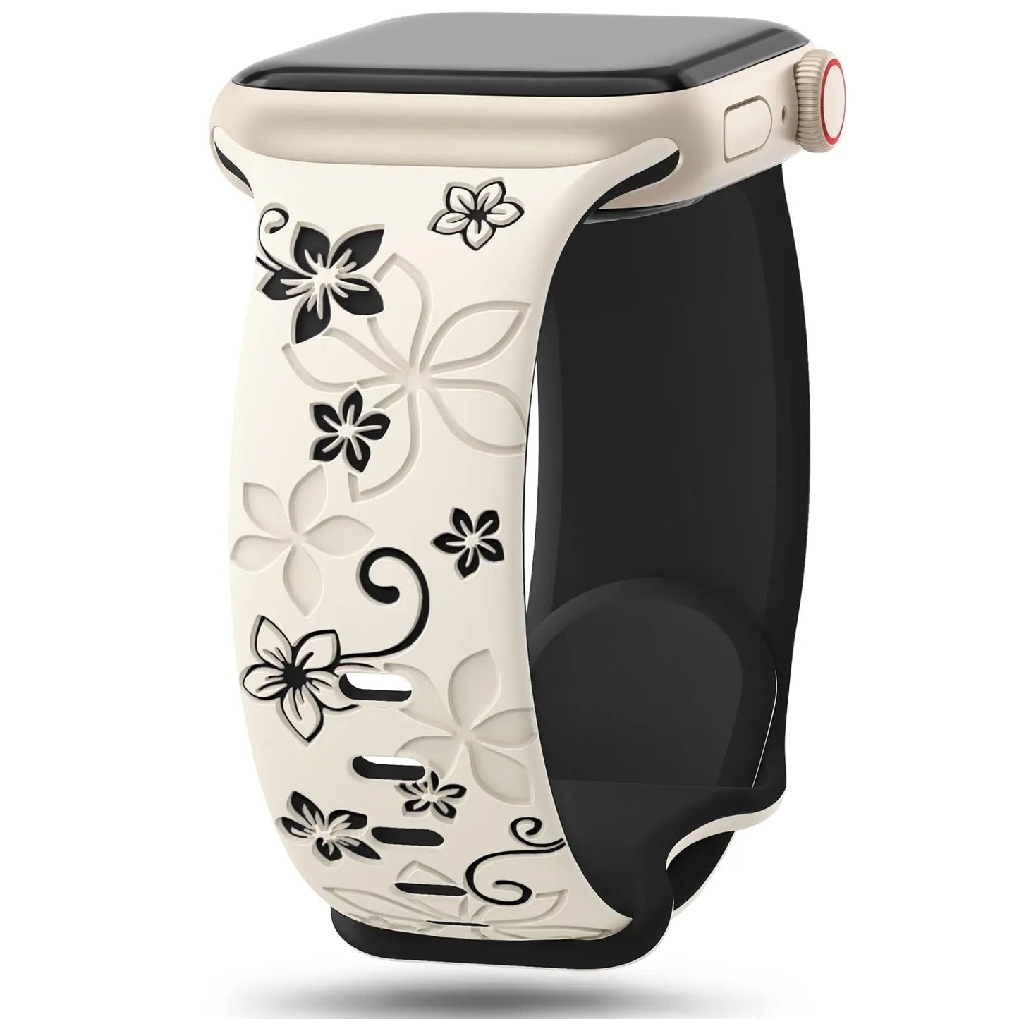 Apple Watch Silicone Strap - Floral Designs BandsCo Straps