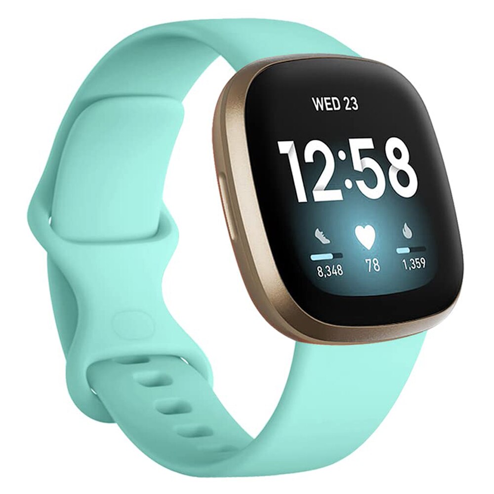 Silicone Strap for Fitbit Versa 4 3 Sense 2 - Wristwatchstraps.co