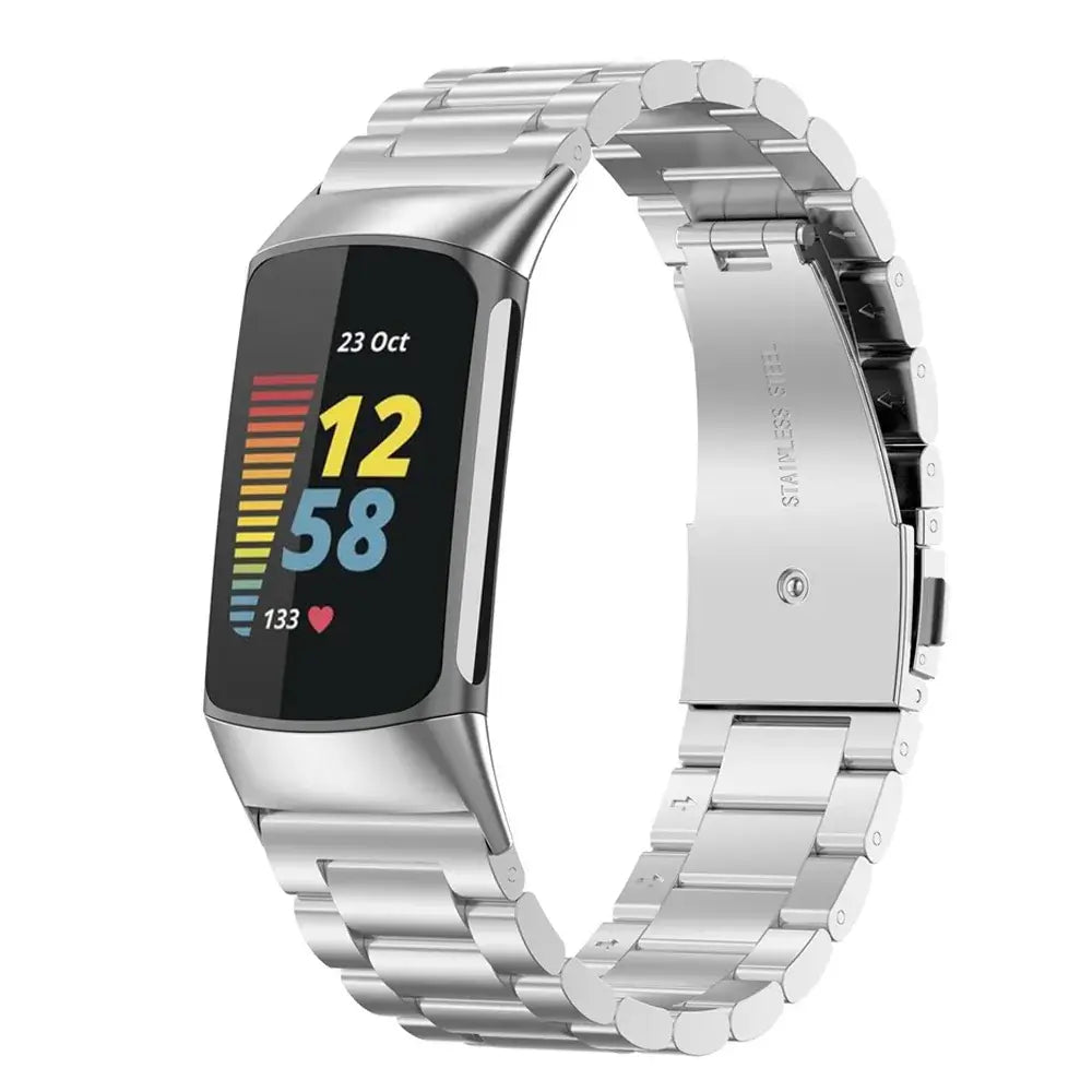 Fitbit Charge 5 6 Stainless Steel Band - Sleek Durable Design BandsCo Straps