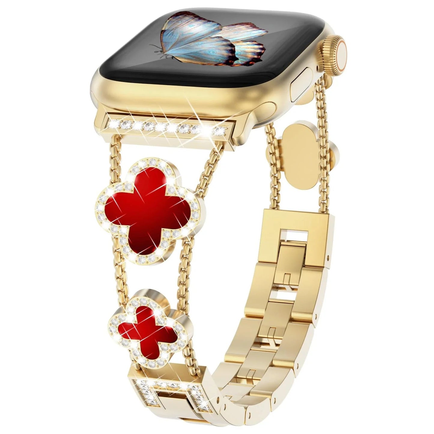 Apple Watch Diamond Metal Band - Elegant Stainless Steel Strap BandsCo Straps