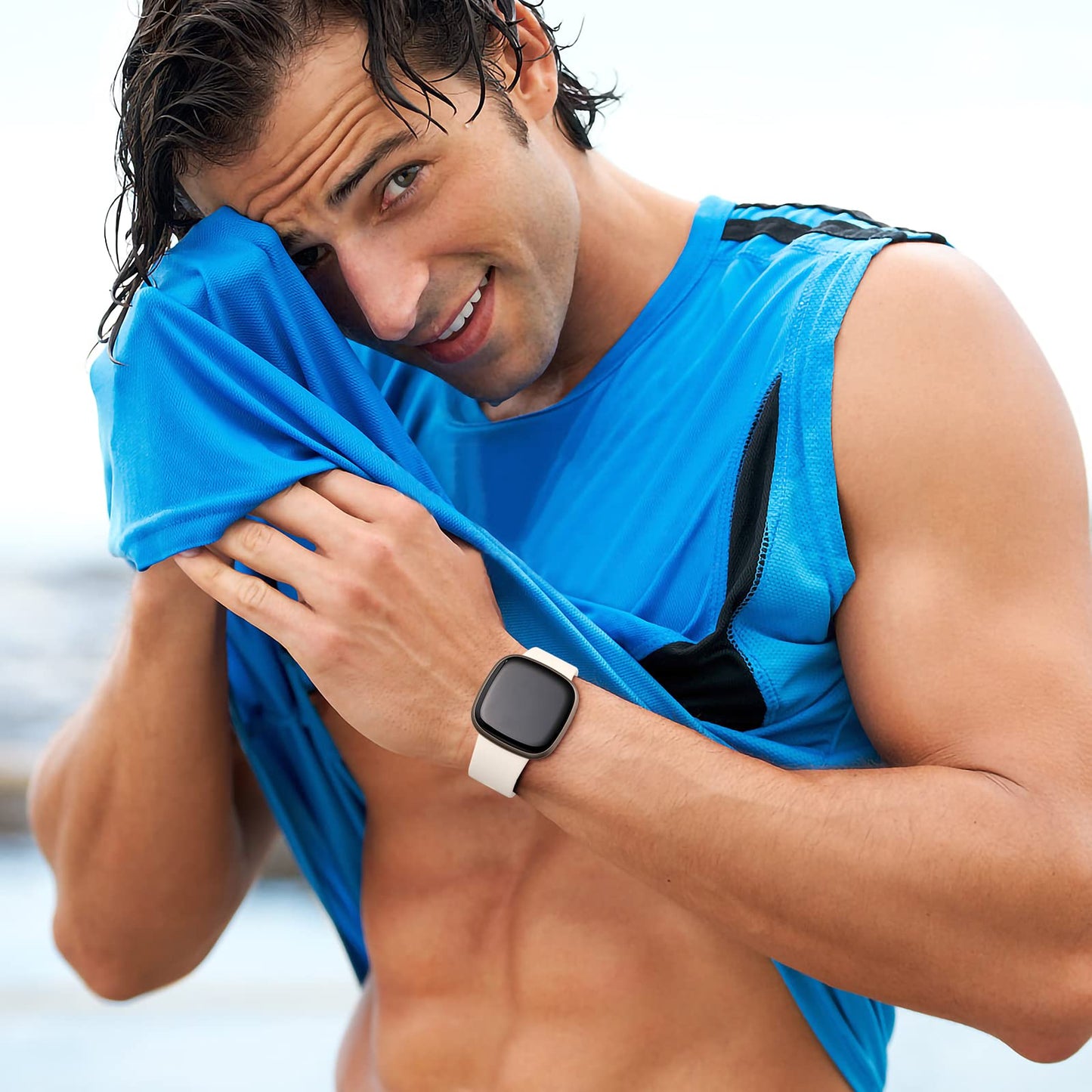 Silicone Strap for Fitbit Versa 4 3 Sense 2 - Wristwatchstraps.co