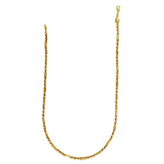 14k Yellow Gold Figa Rope Chain (3.00 mm) Bids.com
