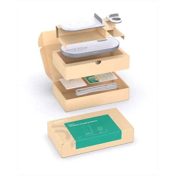 Aircore 3-in-1 Wireless Charging Station Stand DailySale