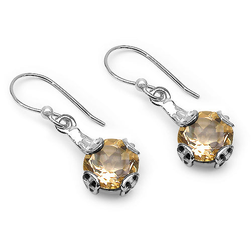 11.40 Carat Genuine Citrine .925 Sterling Silver Ring, Pendant and Earrings Set Bids.com