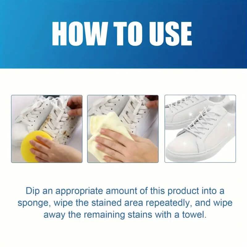 All-in-One Gel Sneaker Cleaner with Sodium Bicarbonate DailySale