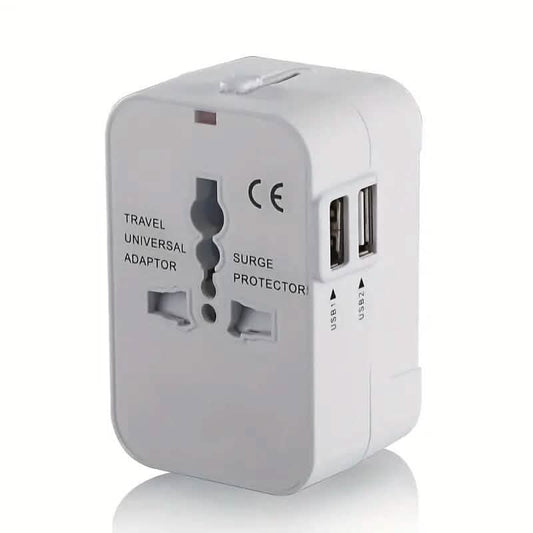 All-in-One Universal Travel Charger with Dual USB Charging Ports DailySale