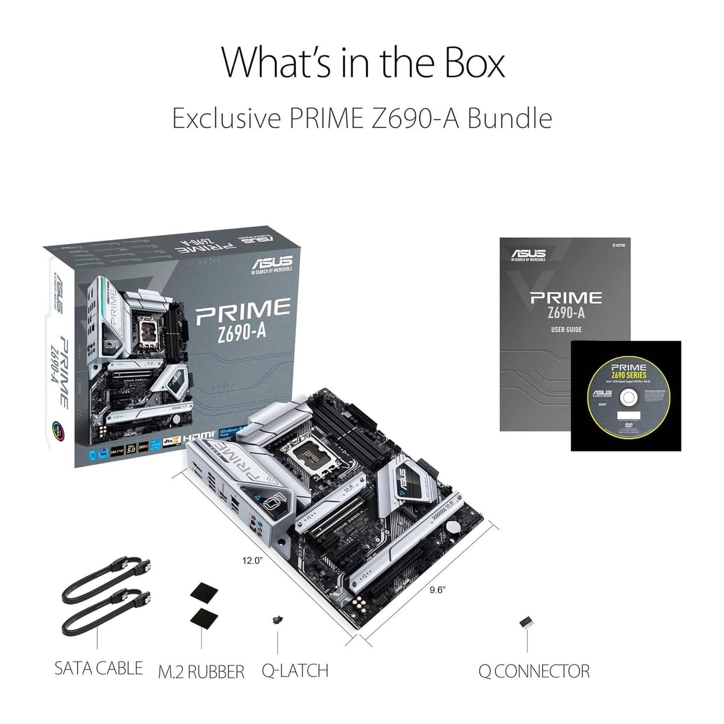 ASUS Prime Z690-A LGA 1700 Intel 12th ATX Motherboard (Refurbished) DailySale