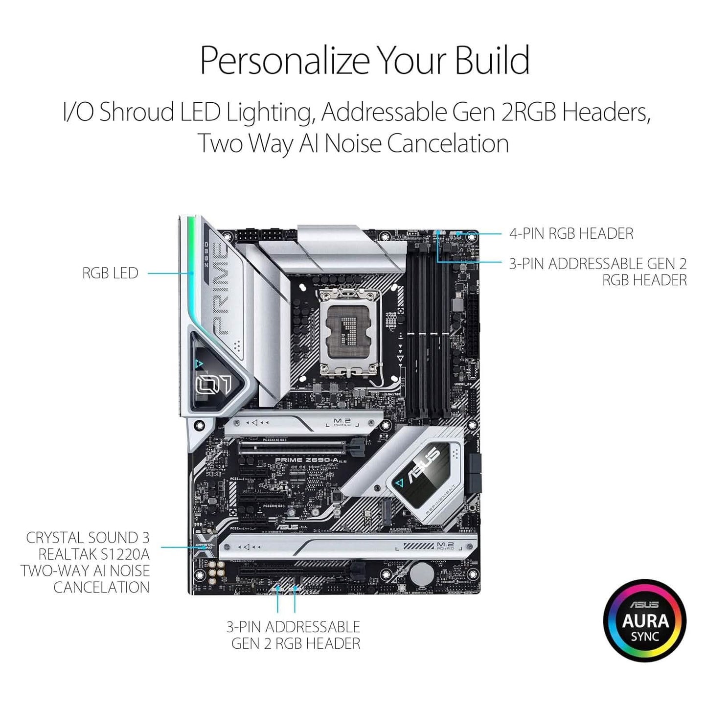 ASUS Prime Z690-A LGA 1700 Intel 12th ATX Motherboard (Refurbished) DailySale