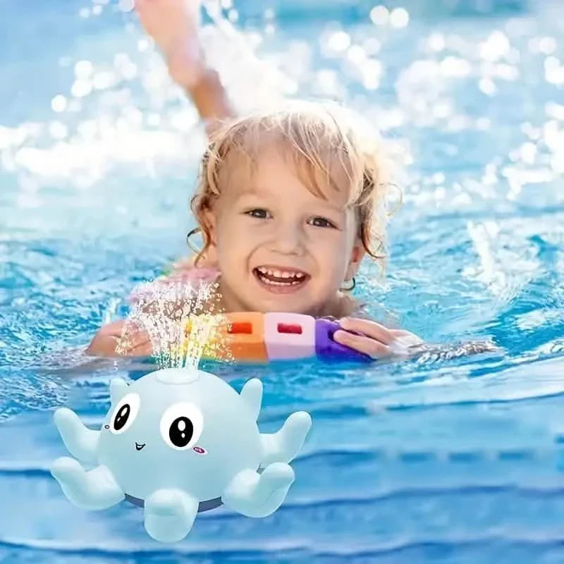 Automatic Induction Water Spray Small Octopus with Light Music Play DailySale
