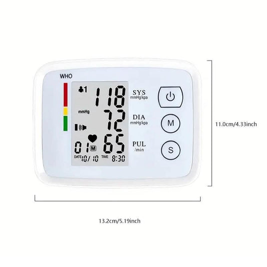Automatic Upper Arm Blood Pressure Monitor with Heart Rate DailySale
