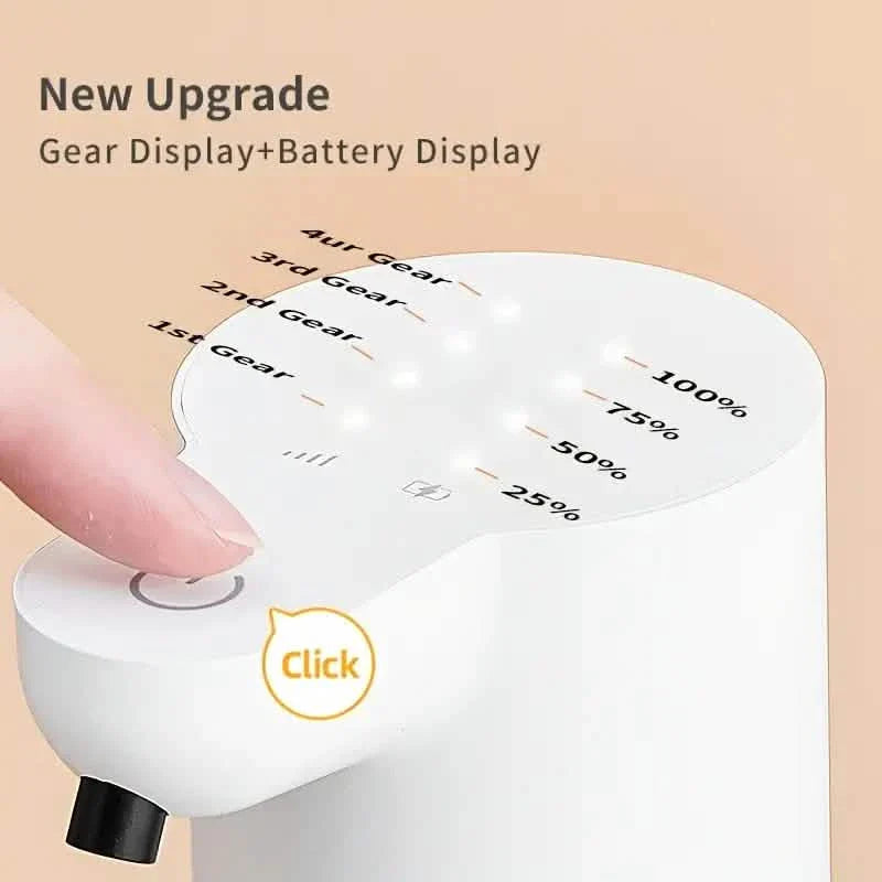 Automatic Foam Soap Dispenser – Touchless, USB Rechargeable, Adjustable Volume DailySale