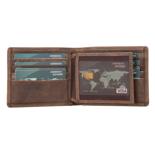 Marky Leather Men's Wallet Mizuri Leather