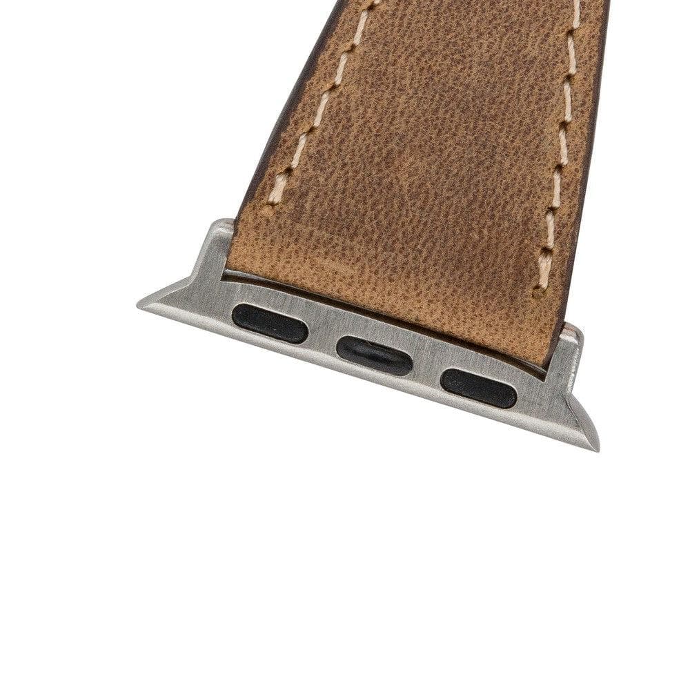 Slim Double Tour Apple Watch Leather Band Mizuri Leather