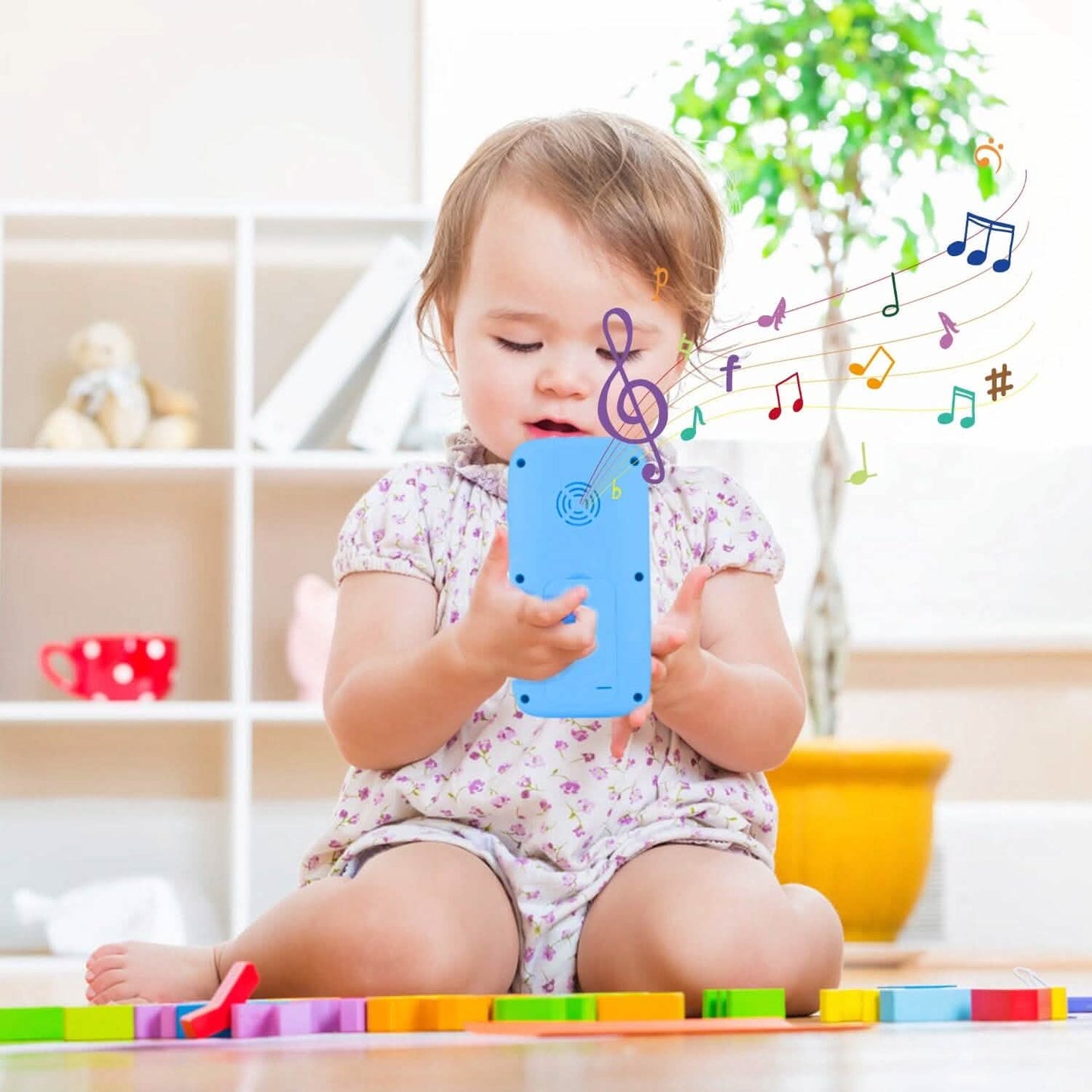 Baby Infant Interactive Educational Phone with Music Light DailySale