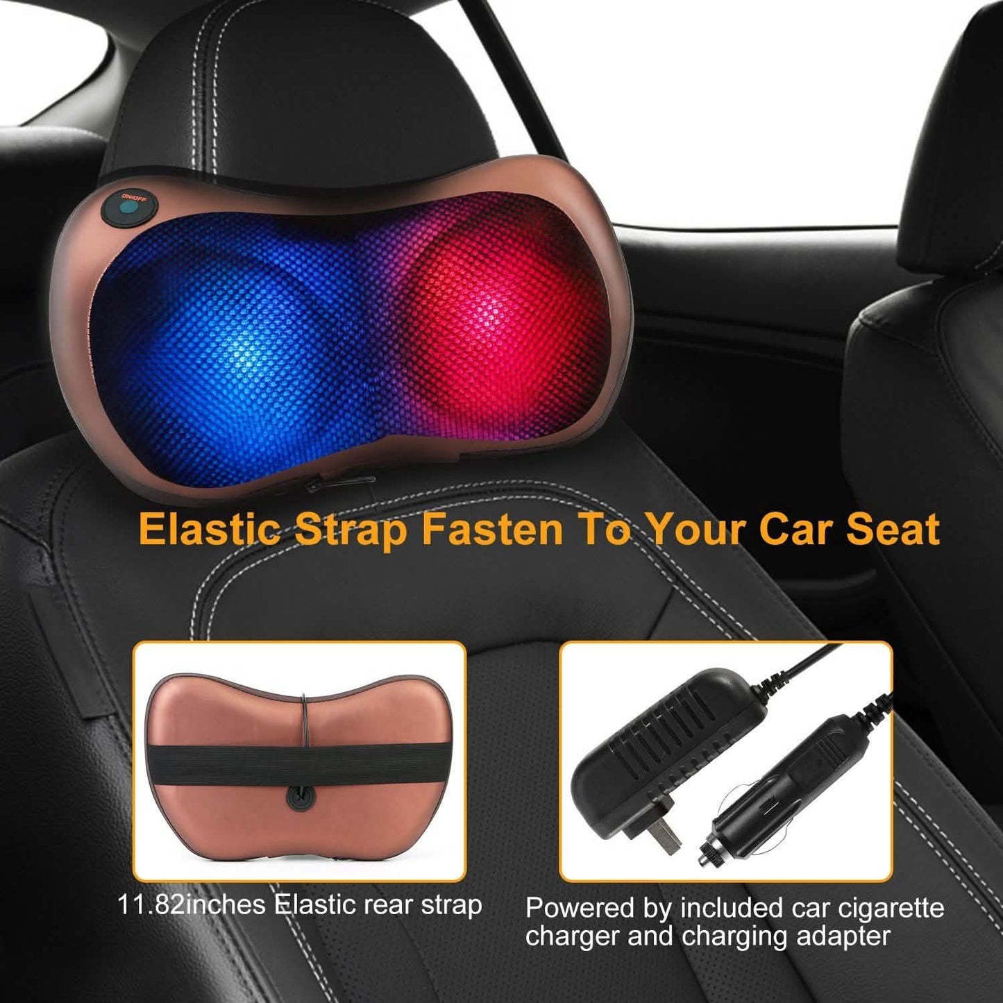Back Neck and Shoulder Massage Pillow DailySale