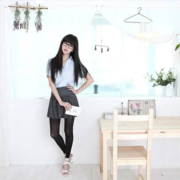 Black Long Straight Full Hair Wig Cosplay DailySale