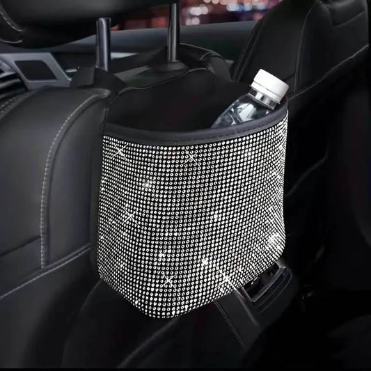 Bling Rhinestones Car Trash Can DailySale
