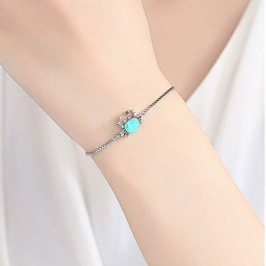 Blue Opal Adjustable Bolo Charm Bracelets DailySale