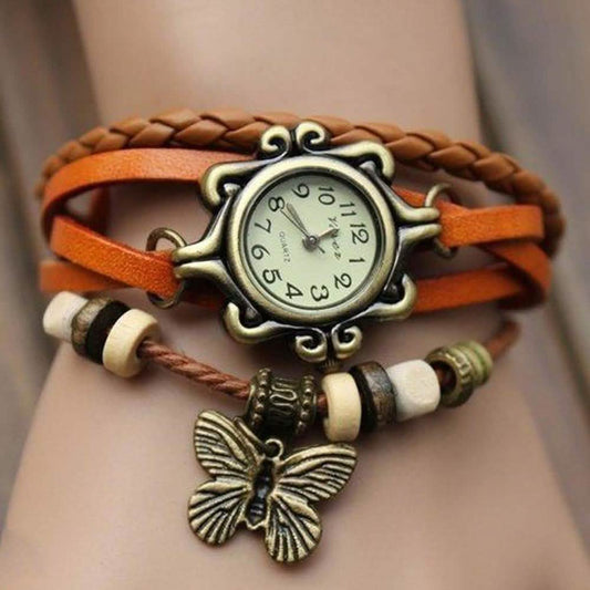Boho Chic Vintage Inspired Handmade Butterfly Watch DailySale