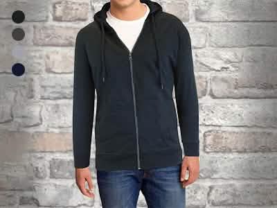Men's Fleece-Lined Zip Sweater Hoodie DailySale