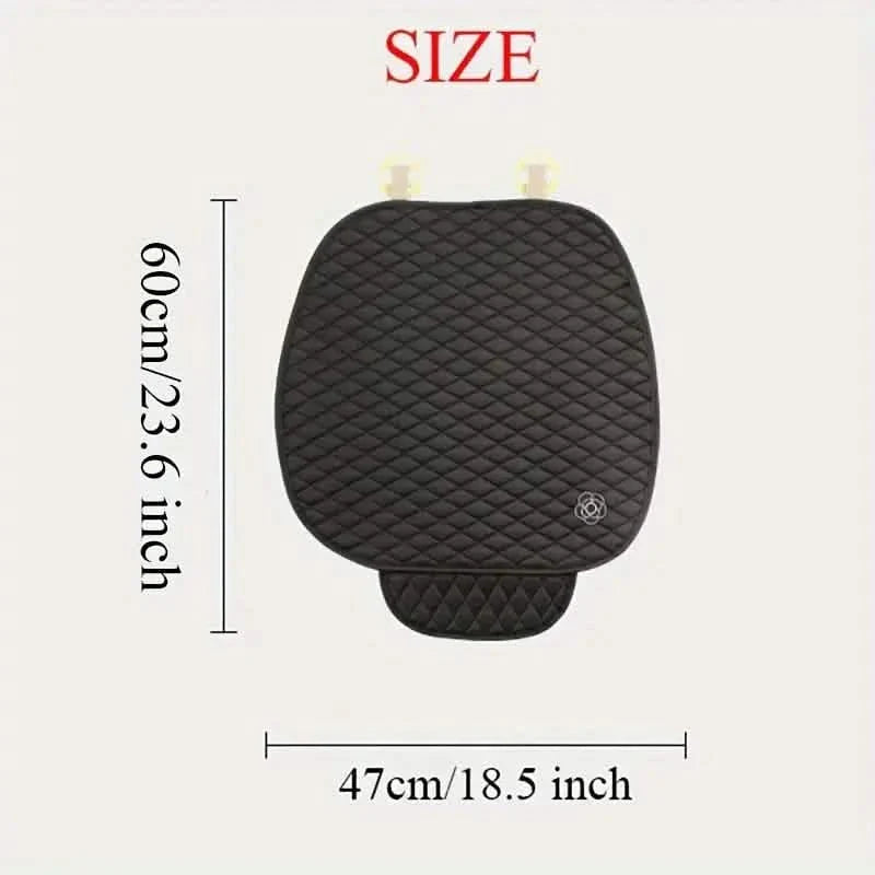 Camellia Flower Breathable Skidproof And Durable Car Seat Cushion DailySale