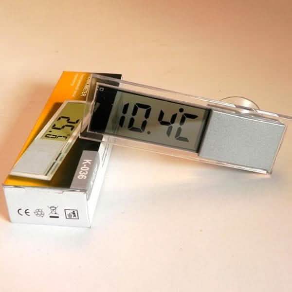Car Thermometer Osculum Type LCD Vehicle-mounted Digital Thermometer DailySale