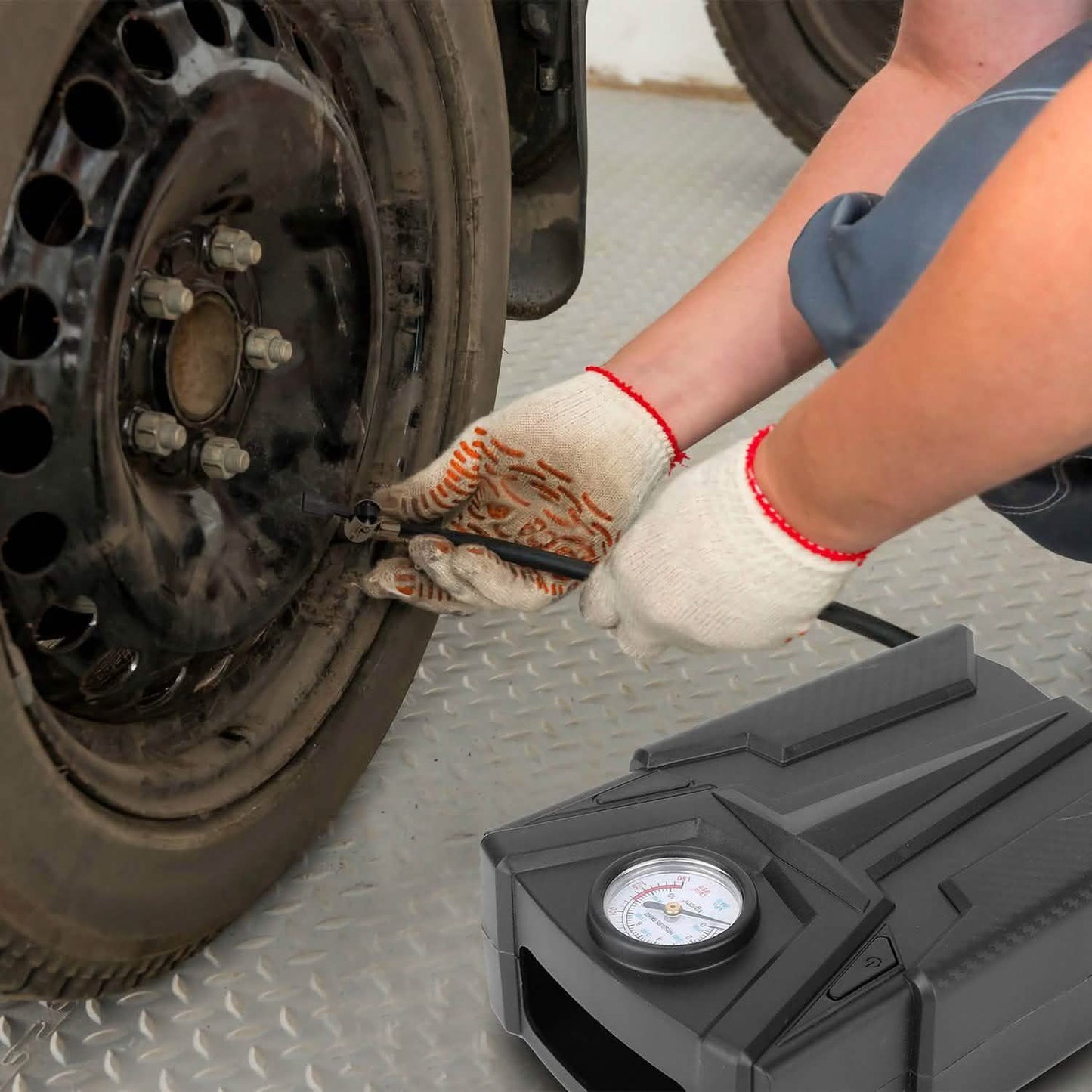Car Tire Air Pump Portable Air Compressor Pump DailySale