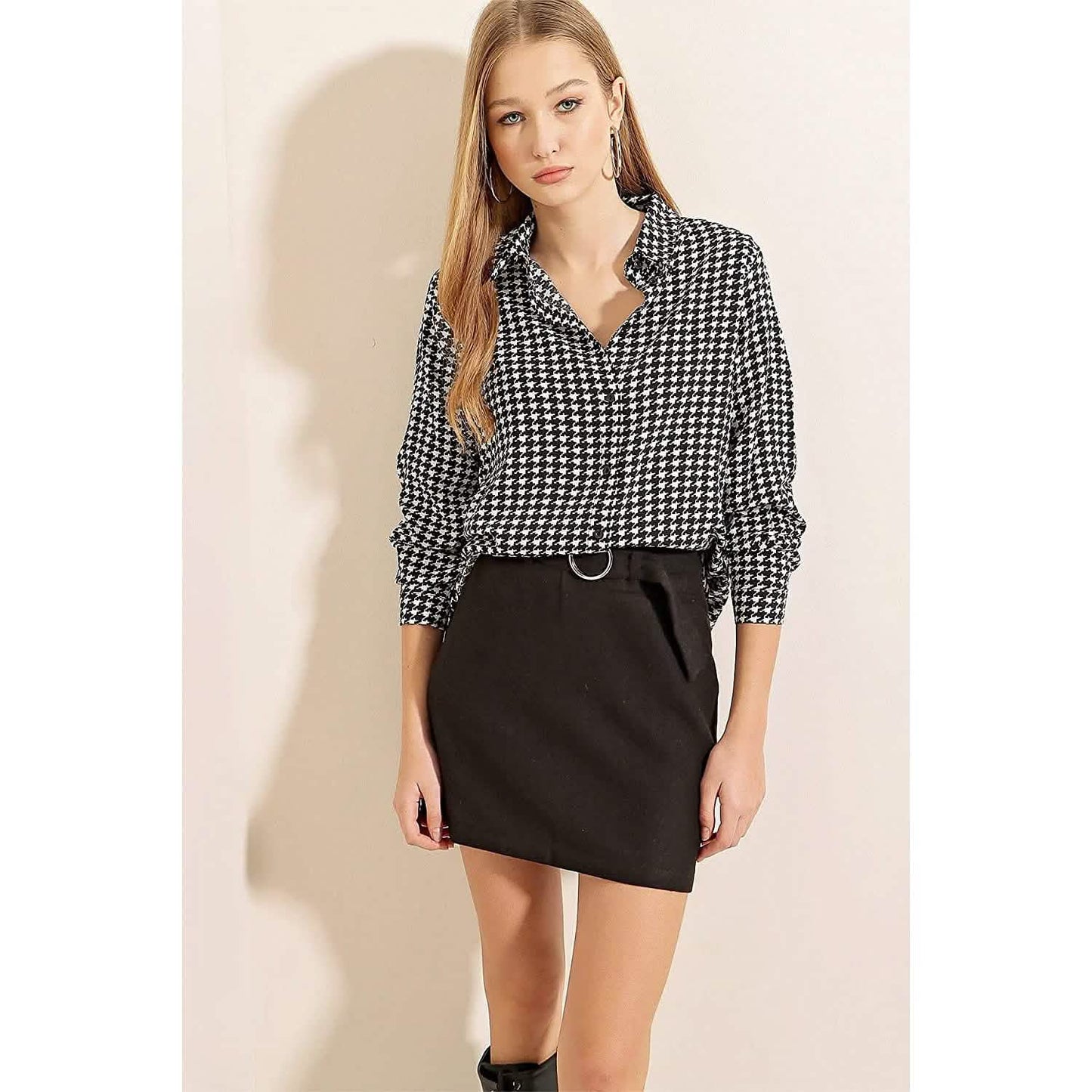 Casual Long Sleeve Button Down Shirts Tops DailySale