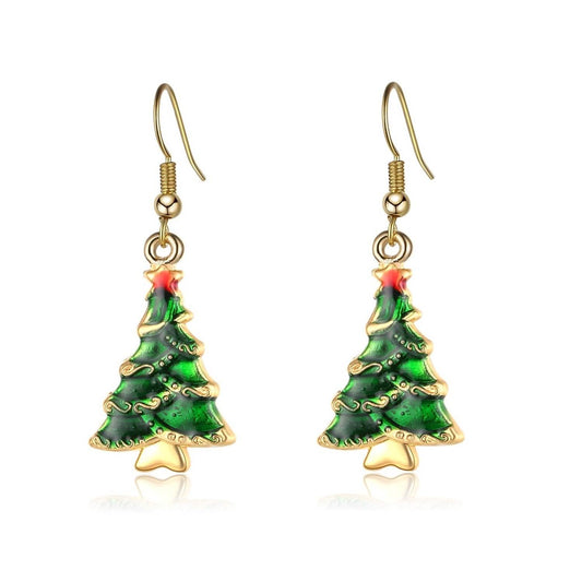Christmas Ear Decor Hooks Creative Ladies Holiday Earrings DailySale