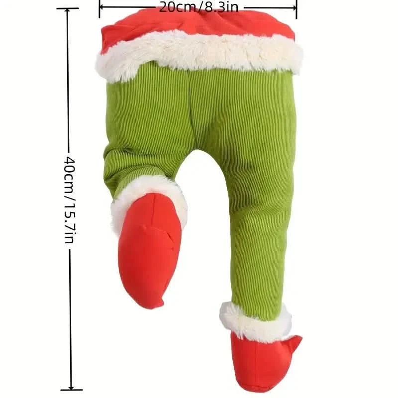 Christmas Thief Stole Burlap Pose DailySale