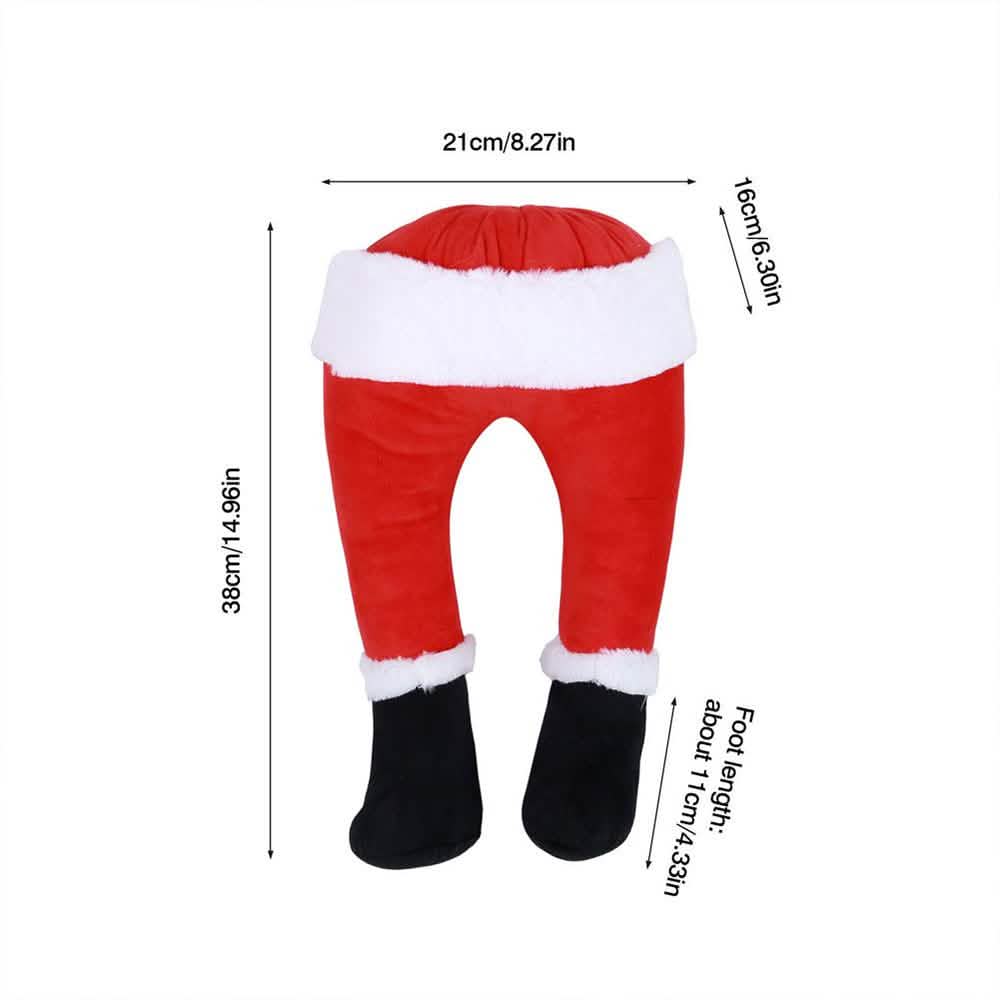 Christmas Tree Kicking Santa Legs DailySale