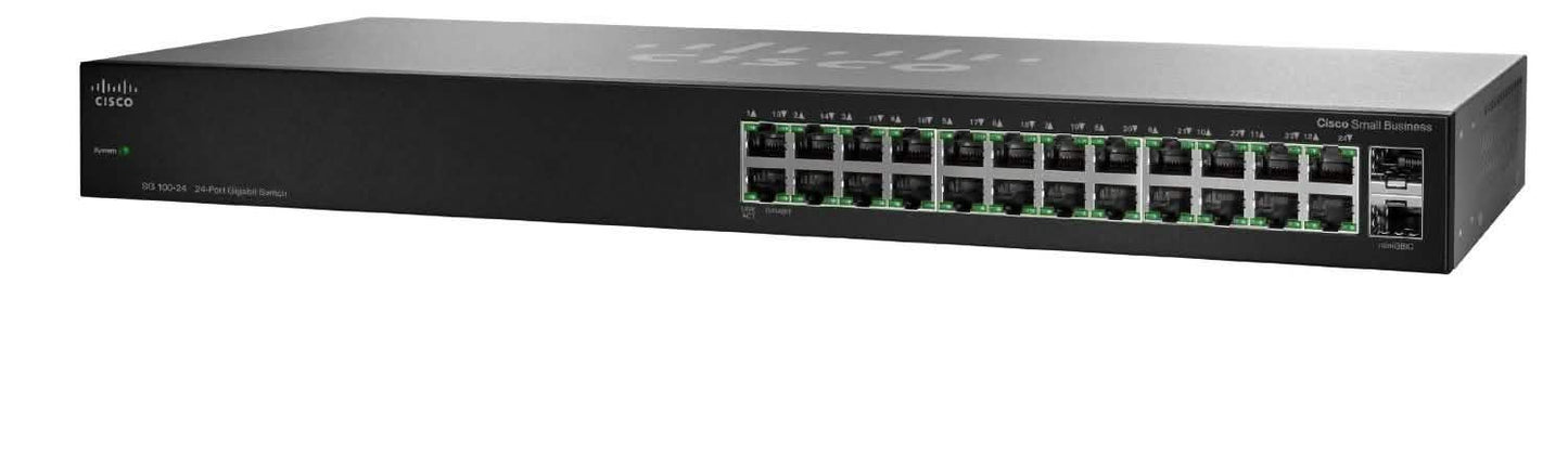 Cisco Systems SG100-24 24-Port Gigabit Switch (Refurbished) DailySale