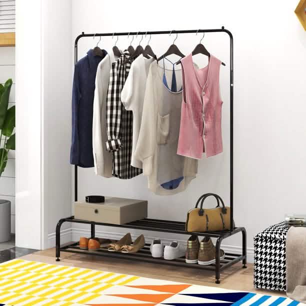 Clothing Garment Rack with Shelves DailySale