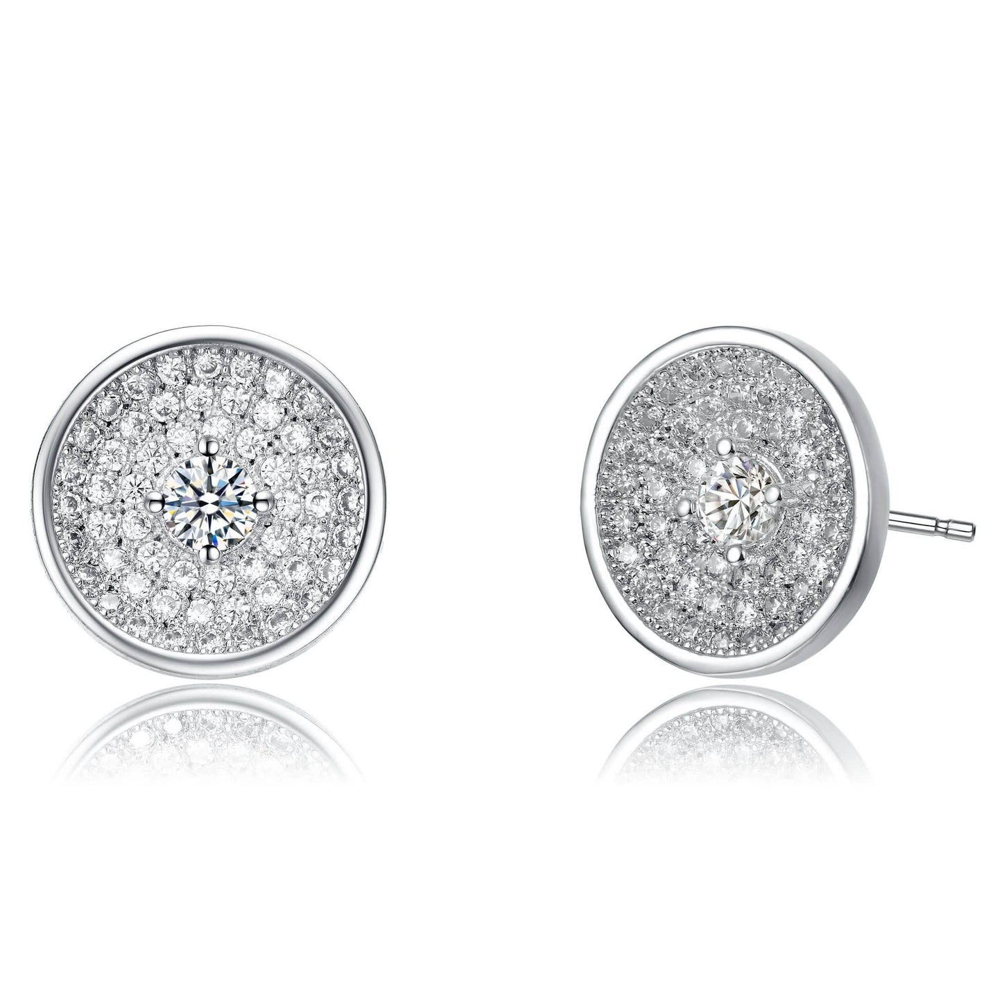 Cubic Zirconia Stud Earrings DailySale