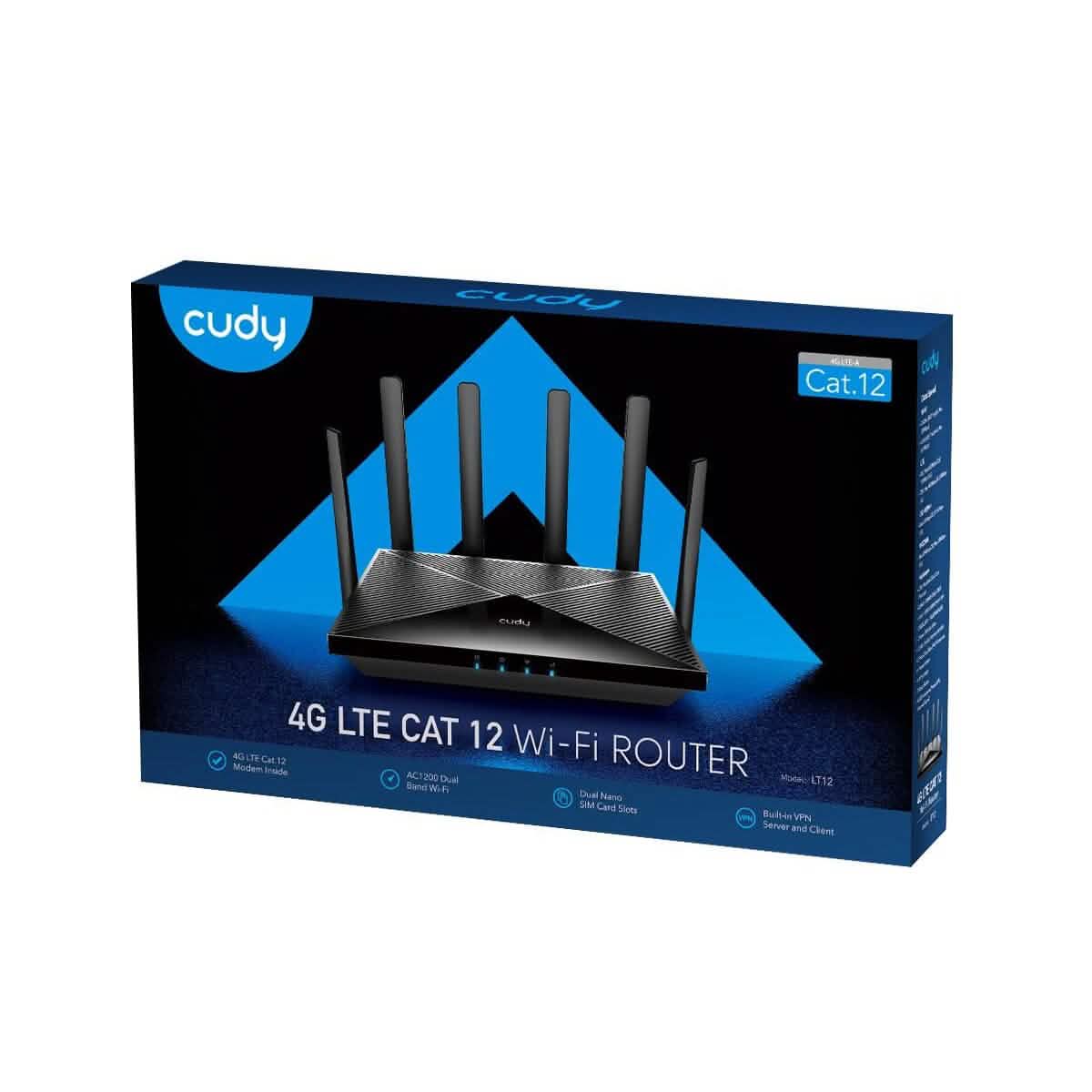 Cudy 4G LTE Cat 12 WiFi Router (Refurbished) DailySale
