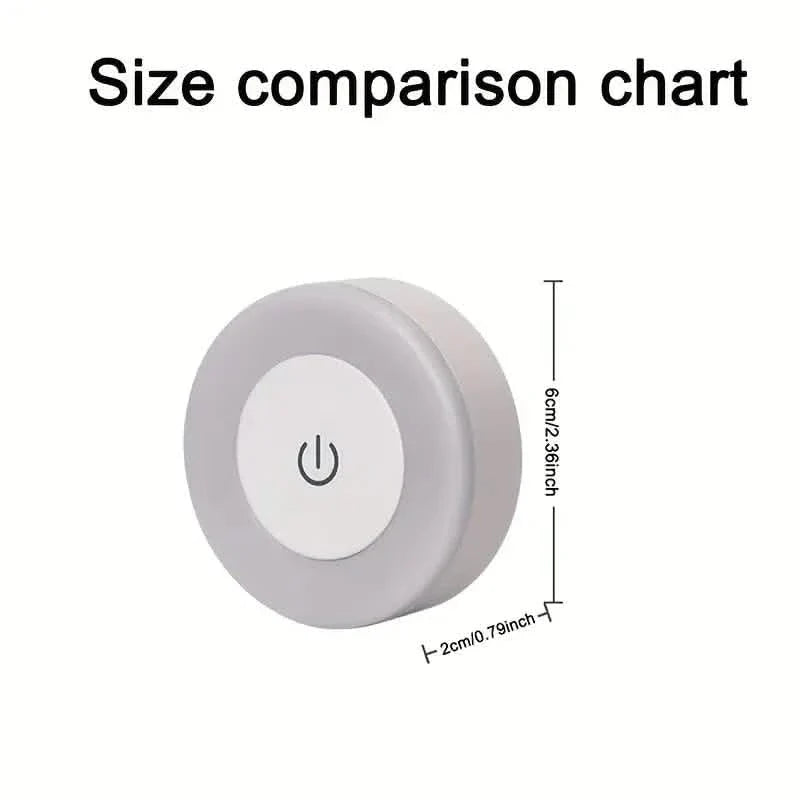 Dimmable Touch Sensor Wall Night Light, 3 Color Modes (White, Warm, Cool) DailySale