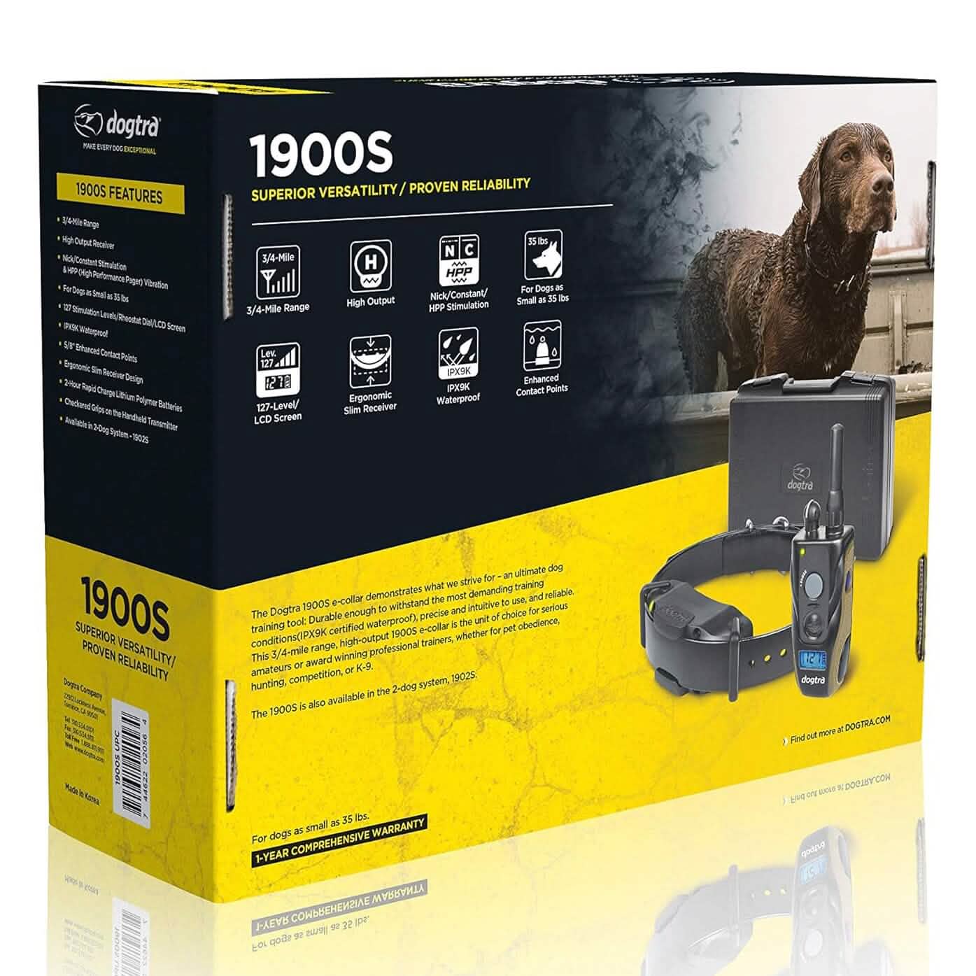 Dogtra 1900S Remote Training E-Collar (Refurbished) DailySale