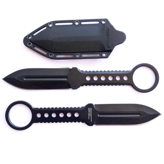 Double Edge Boot Knife Full Tang with Clip DailySale