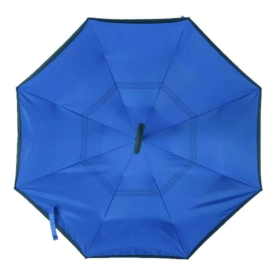 Double-Layer Windproof Reverse-Folding Smart Umbrella with UV Protection DailySale
