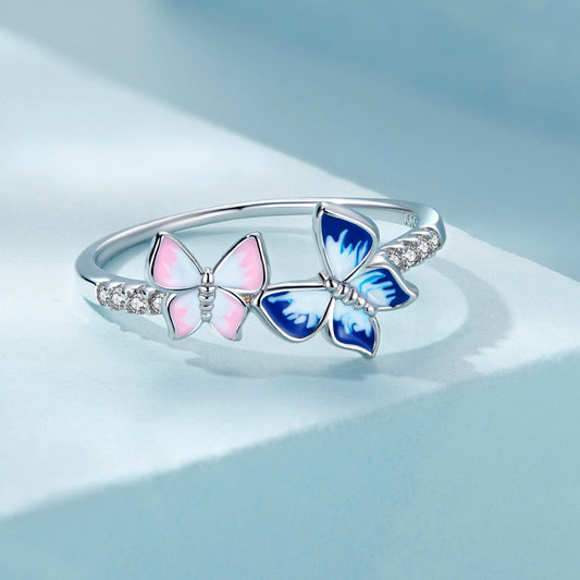 925 Sterling Silver Enamel Plated Ring Size 6 for Women Bids.com
