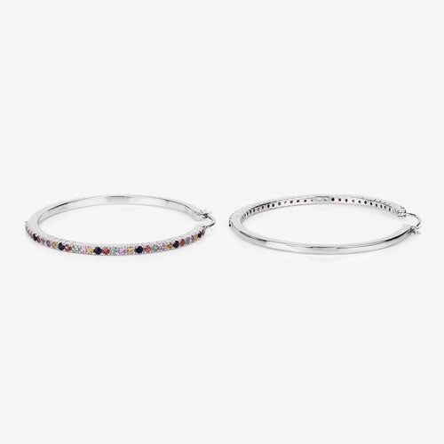 2.24 Carat Genuine Multi Sapphire .925 Sterling Silver Earrings Bids.com