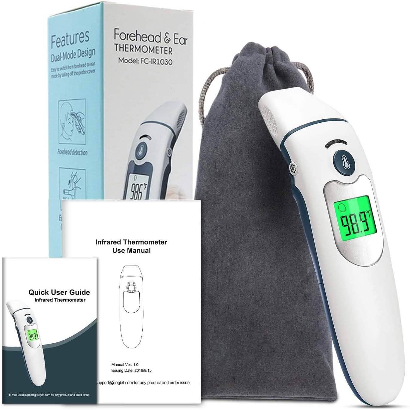 Ear Forehead Digital Infrared Thermometer - FC-IR1030 DailySale