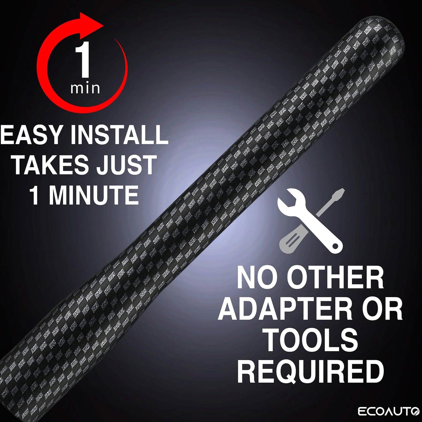EcoAuto Antenna fits Ford F150 F250 F350 Super Duty, Bronco, Raptor & Dodge RAM Truck Short Antenna DailySale