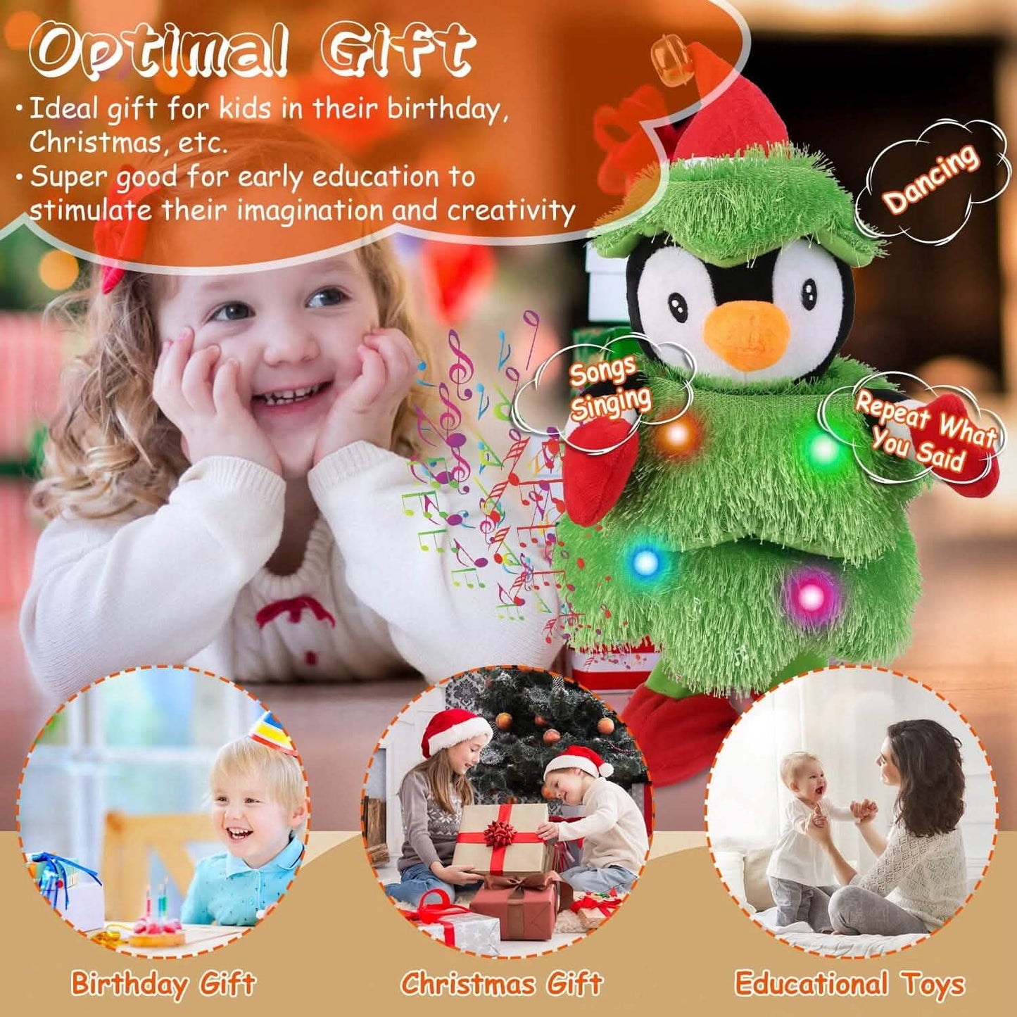 Electric Dancing Singing Plush Toy DailySale